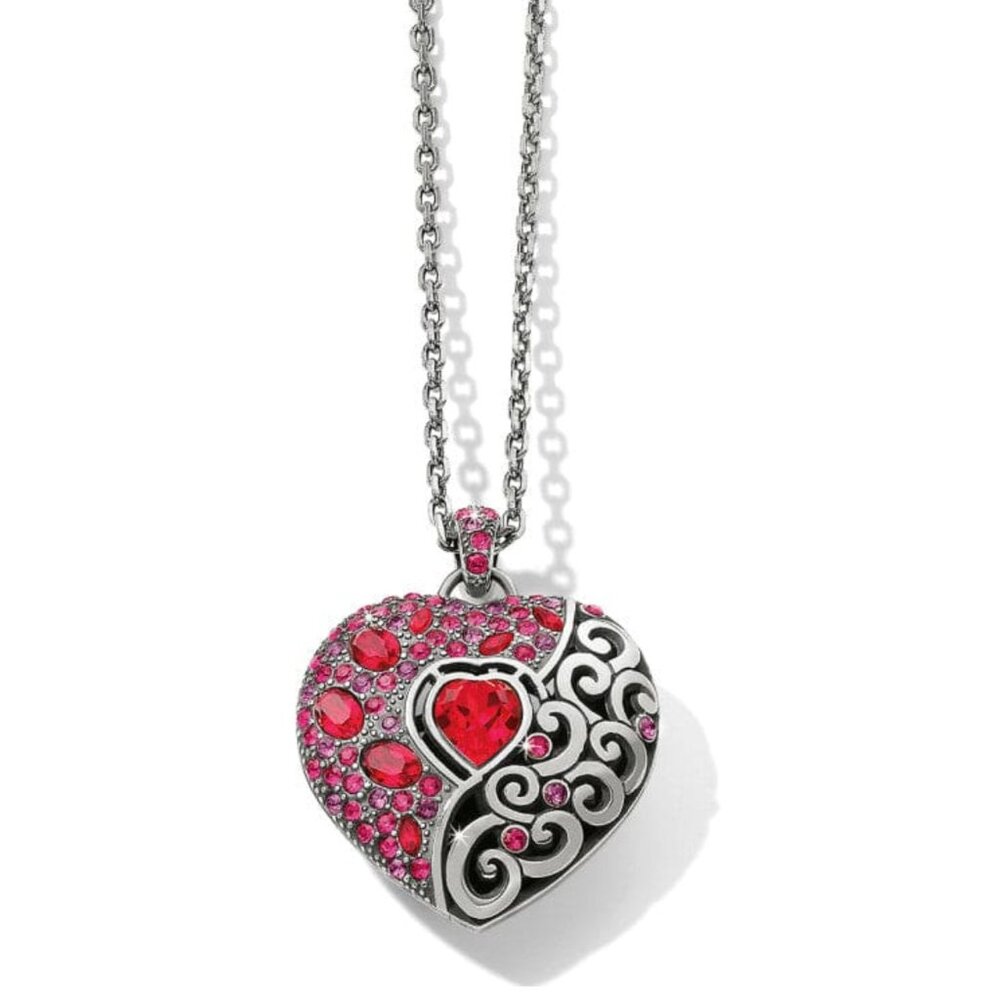 Brighton Ecstatic Heart RED Convertible Necklace JM7493 NWT MSRP: $148